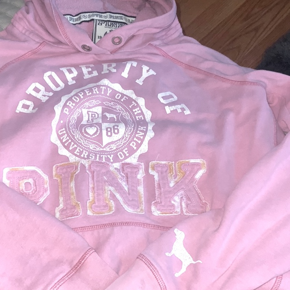 Pink hoodie